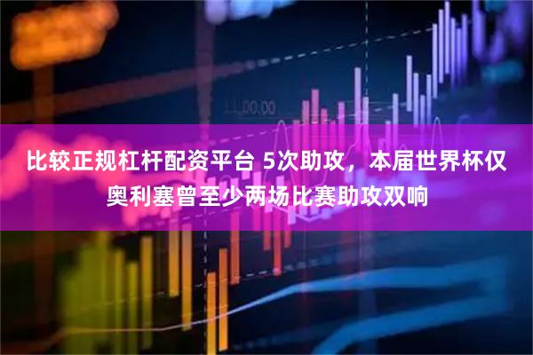 比较正规杠杆配资平台 5次助攻，本届世界杯仅奥利塞曾至少两场比赛助攻双响